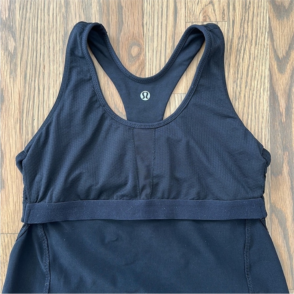 Lululemon Tank Top Bundle Sz 6 Women’s Turbo Tuck Me In Black Orange Gray Sporty - Picture 7 of 12